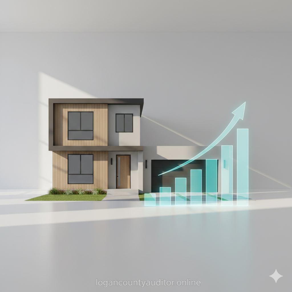 Property value reassessment causing higher Logan County property taxes in 2026