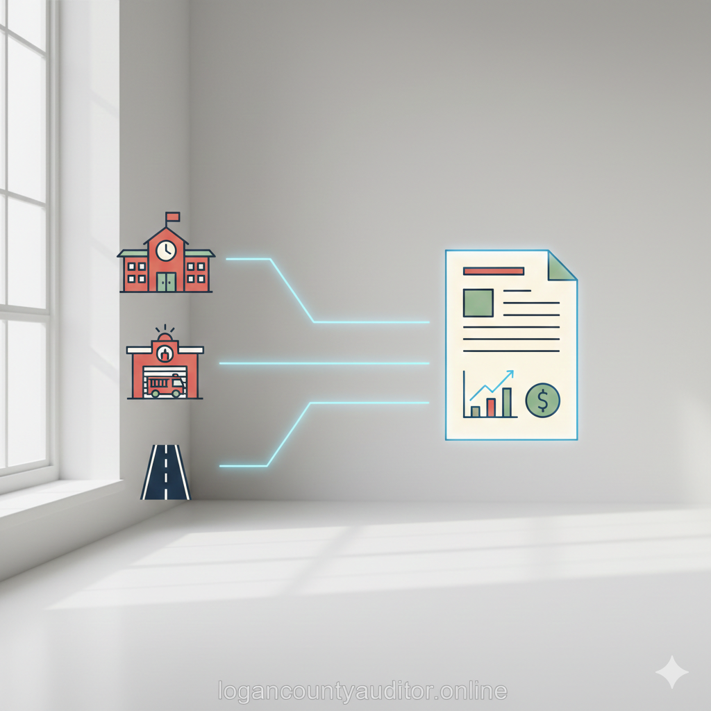 School levies and local services affecting Logan County property tax increase 2026