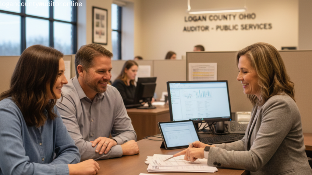 Logan County Ohio Auditor public service helping residents with property tax and ownership records