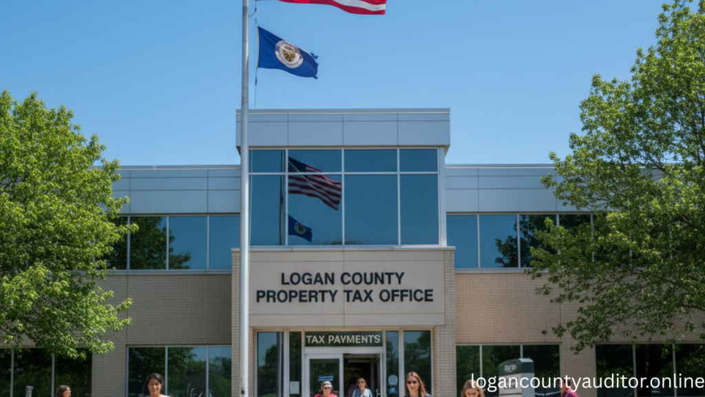 Logan County property tax office where residents can pay their property taxes and check due dates