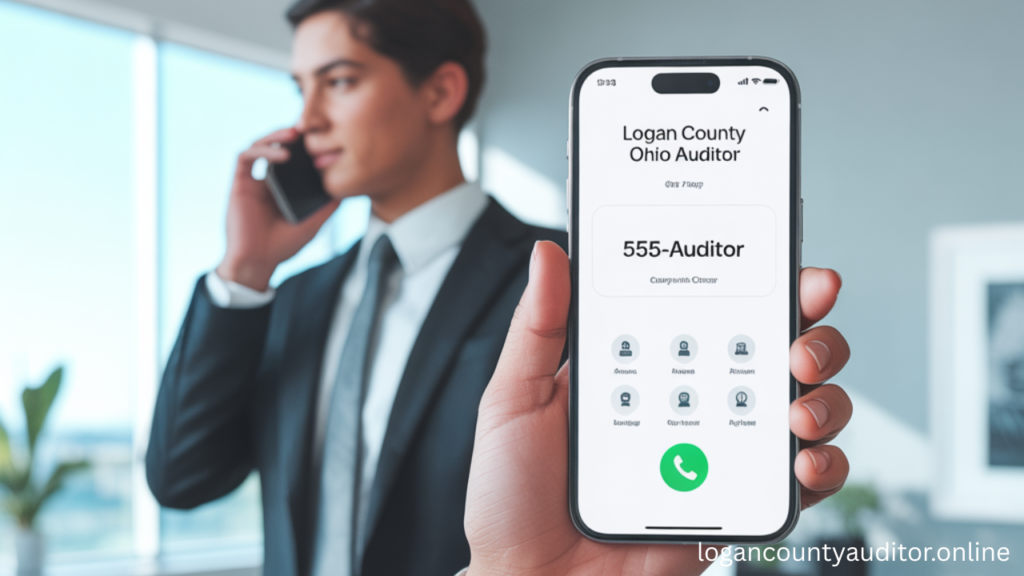 Calling Logan County Ohio Auditor for property tax and assessment inquiries