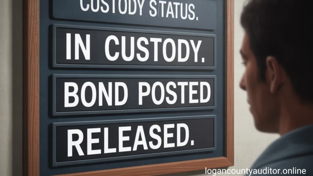 logan county jail inmate custody status and public records